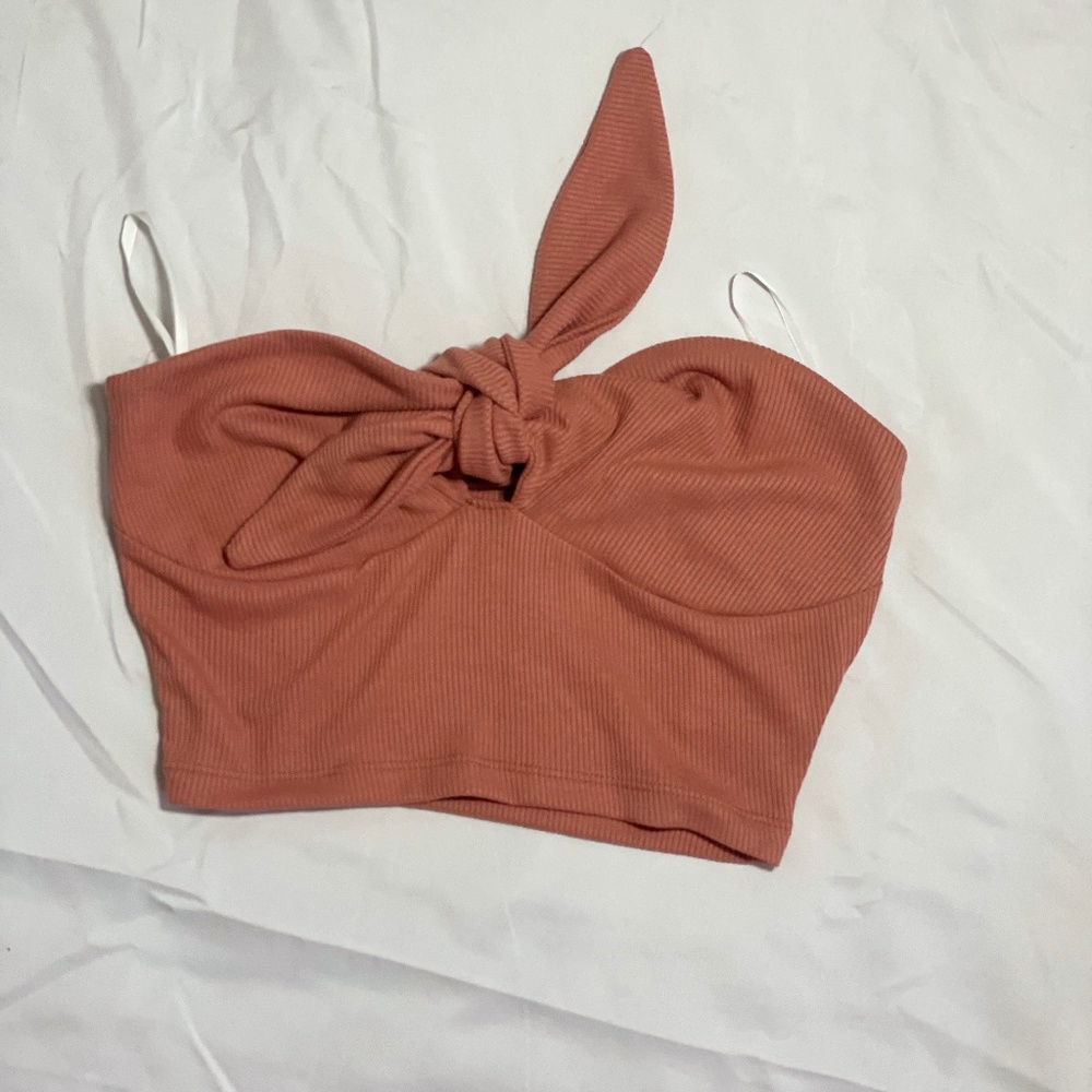 Front-tie Bandeau Top